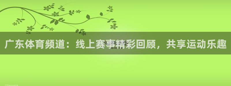 广东体育频道：线上赛事精彩回顾，共享运动乐趣
