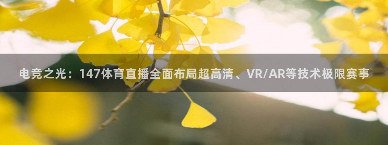 电竞之光：147体育直播全面布局超高清、VR/AR等技术极限赛事