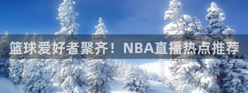 篮球爱好者聚齐！NBA直播热点推荐