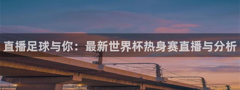 直播足球与你：最新世界杯热身赛直播与分析