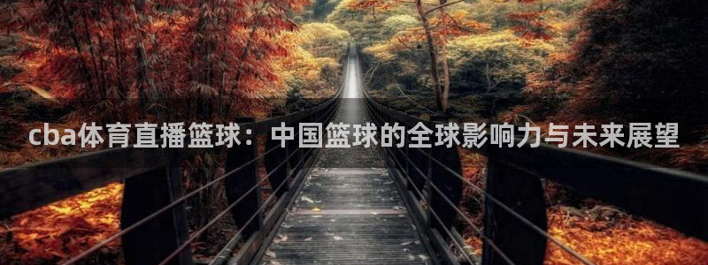 cba体育直播篮球：中国篮球的全球影响力与未来展望