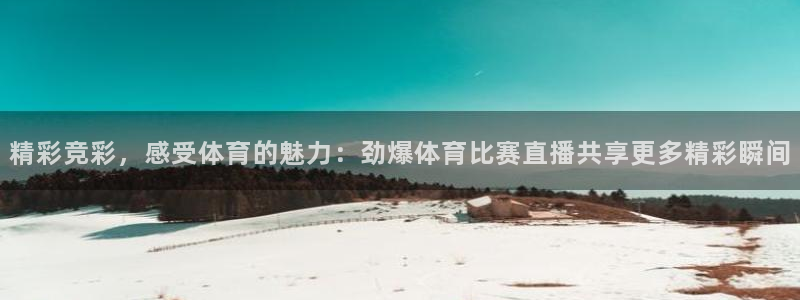 精彩竞彩，感受体育的魅力：劲爆体育比赛直播共享更多精彩瞬间
